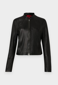 LASARI - Lederjacke - black