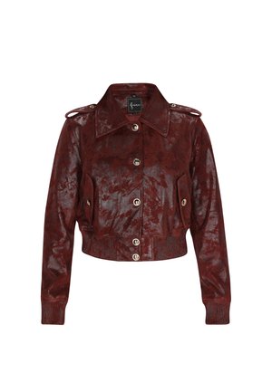faina, Læderjakker - burgundy