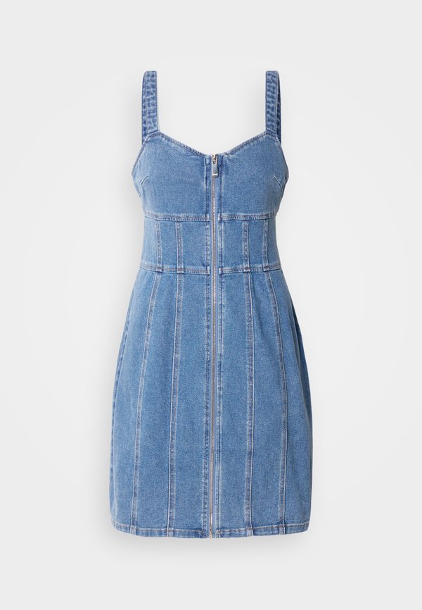 Denim dress - denim stone3
