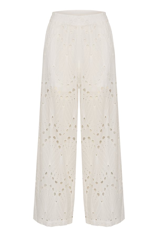 BAYLOR - Trousers - egret2