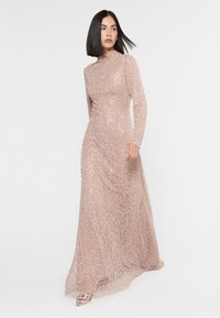 Maryisa EMBELLISHED SEQUINS  - Společenské šaty - taupe blush