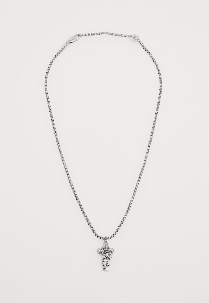 Ed Hardy CROSS & ROSE THORN CUSTOM-CAST CRUCIFIX CHAIN NECKLACE UNISEX ...