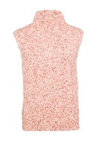 WEICHER MIT MUSTER UND STEHKRAGEN - Pullover - mango