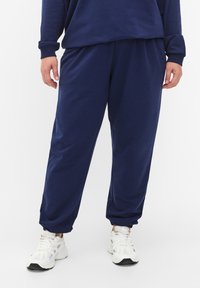 Zizzi MIT TASCHEN - Donji dijelovi trenirke - medieval blue