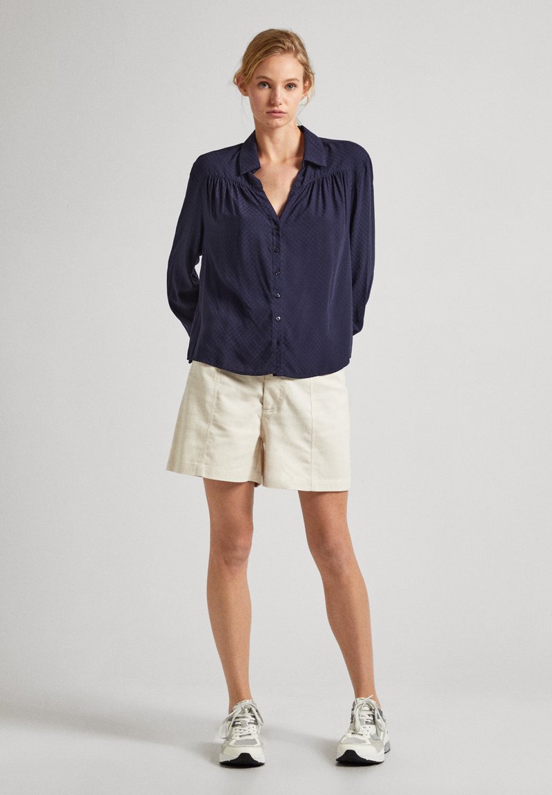 Pepe Jeans Overhemdblouse donkerblauw Pepe Jeans Overhemdblouse donkerblauw