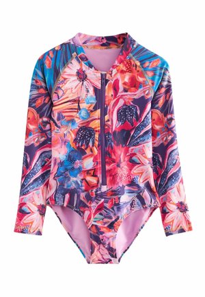 Next LONG SLEEVED-REGULAR FIT - Fürdőruha - purple floral