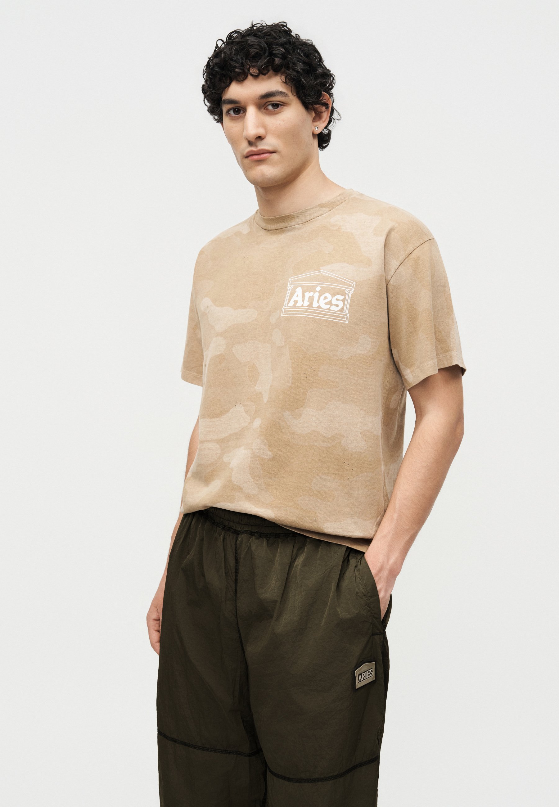 Aries WINDCHEATER PANT - Tracksuit bottoms - olive - Zalando.ie