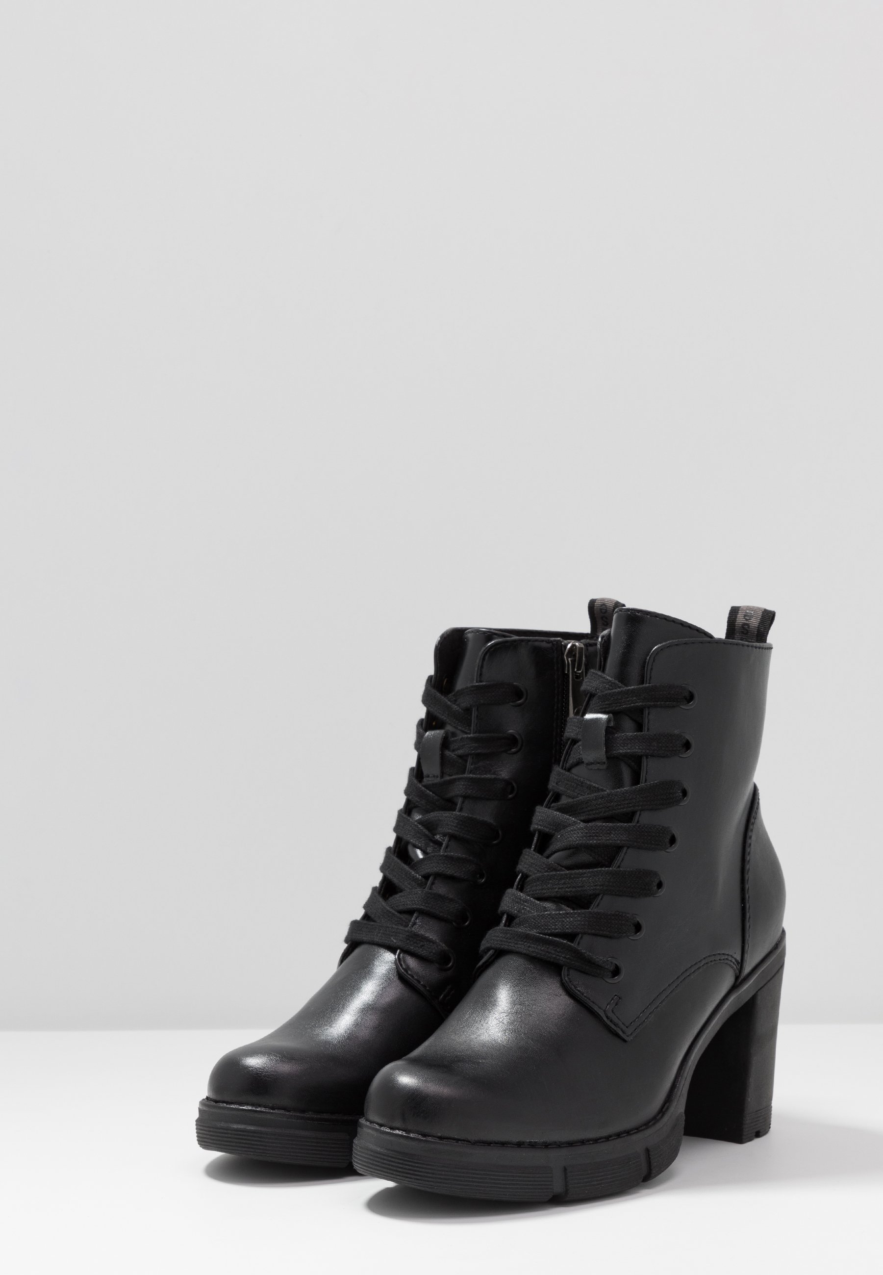 BOOTS Enkellaarsjes met plateauzool black antic BOOTS Enkellaarsjes met plateauzool black antic