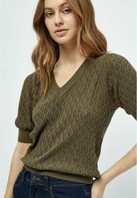 PEPPERCORN ROSALIA PUFF SLEEVE  - Printtipaita - capers