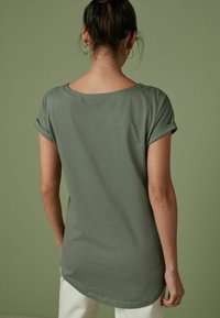 Next CAP SLEEVE T-SHIRT - Základné tričko - khaki green