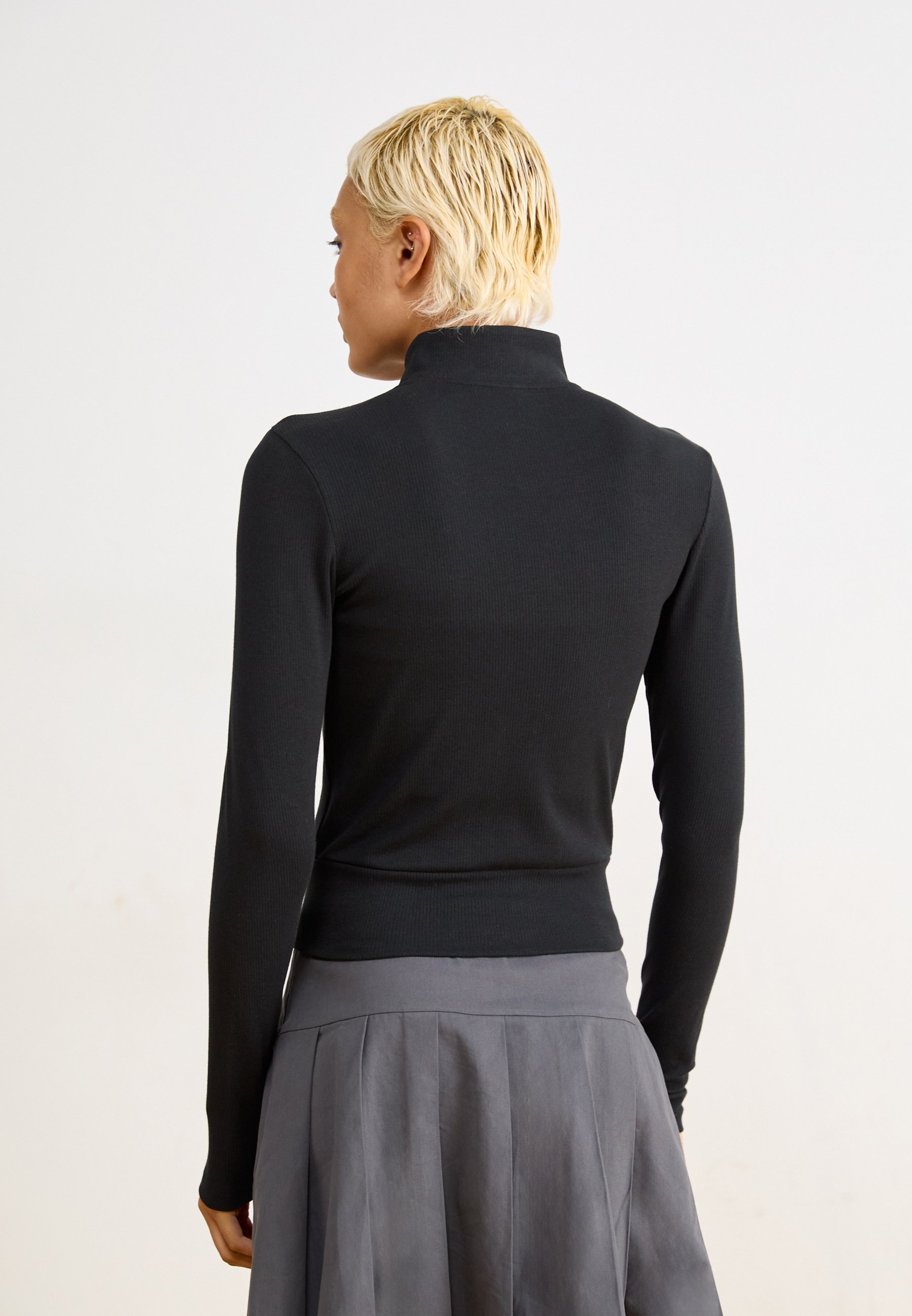 adidas Originals Zip-up sweatshirt - black - Zalando.co.uk