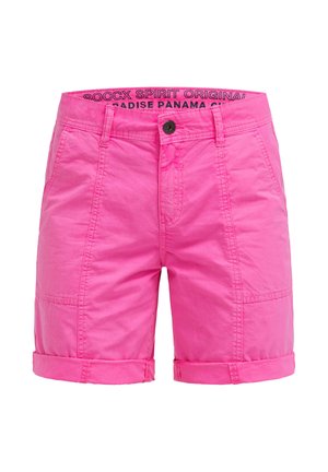 Soccx, SOCCX BERMUDASHORTS MIT ZIP FLY - Shorts - neon magenta
