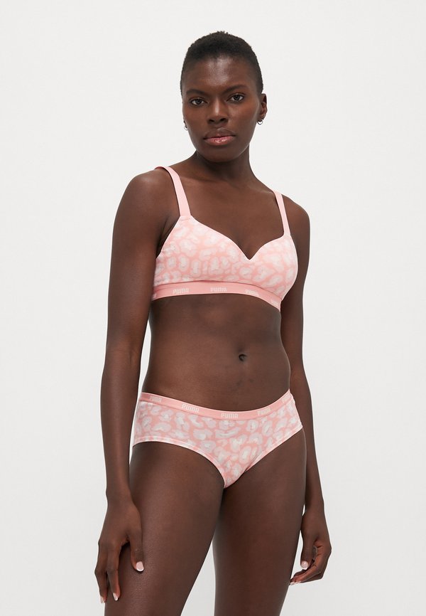 WOMEN PADDED PRINTED - Bustier - coral2