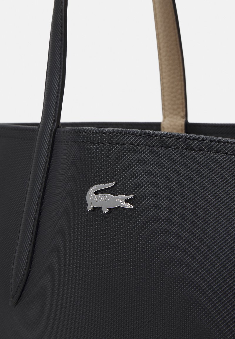 Bolso shopping black/warm sand/negro -