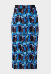 NATALIE MAXI SKIRT - Pouzdrová sukně - blue