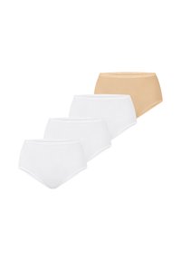 Ikke valgt, weiß/beige