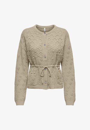ONLY, CARDIGAN ONLSOLA CARDIGAN - Gilet - oxford tan