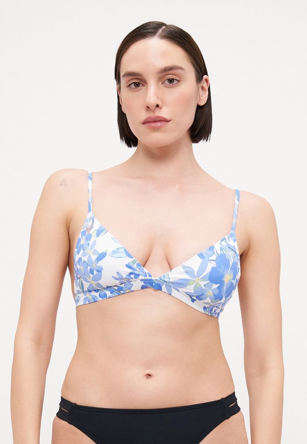 BEACH CLASSICS FIXED TRI - Bikini top - egret