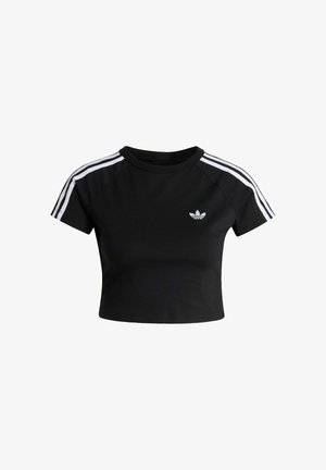 adidas Originals, ADIDAS ORIGINALS SST BABY TEE - T-shirt imprimé - black/black/white