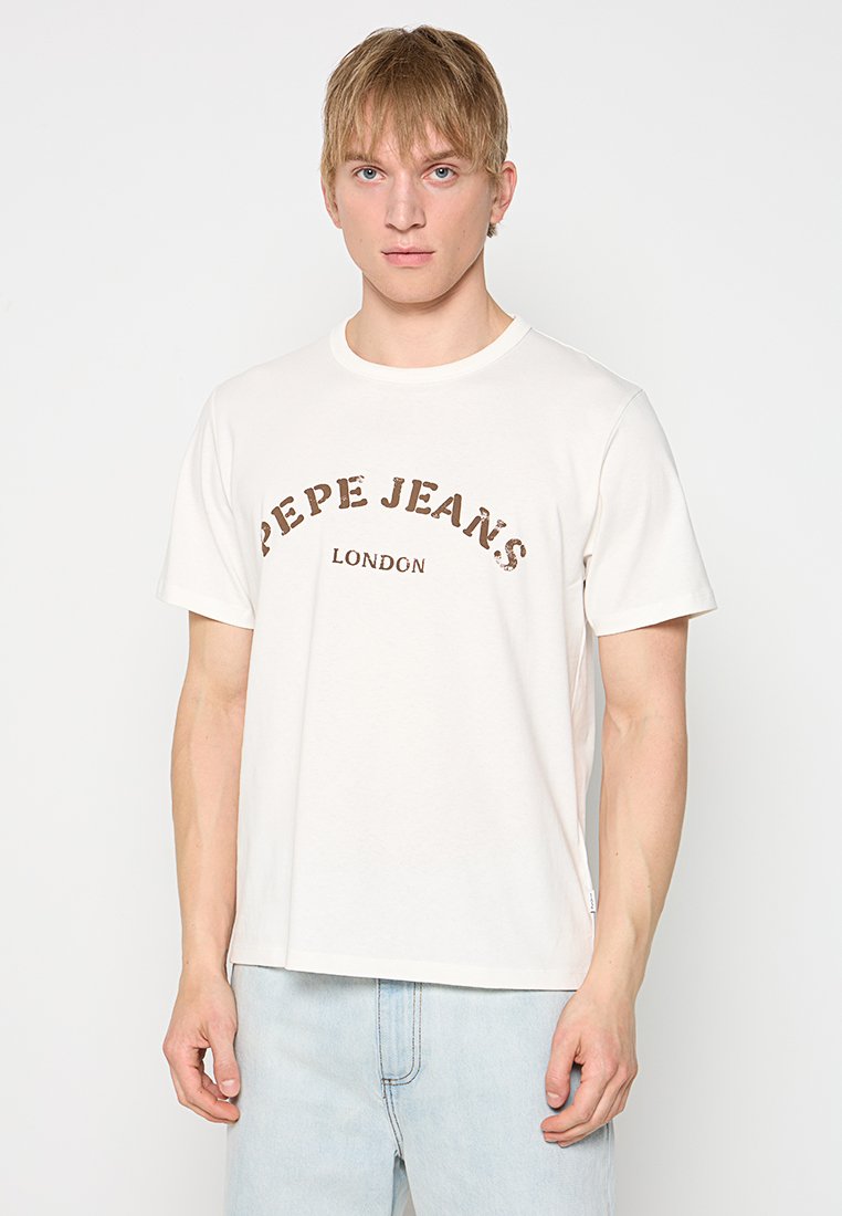 Pepe Jeans T-shirt print crème