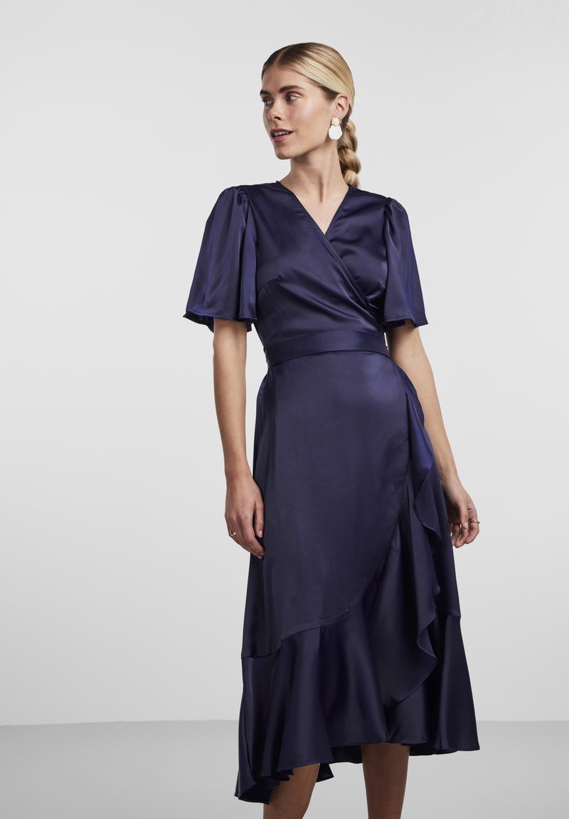 YAS YASTHEA MIDI WRAP DRESS Kokteilin Suknel Vakar li Suknel yas-yasthea-midi-wrap-dress-kokteilin-suknel-vakar-li-suknel