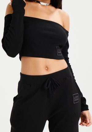 Top s dlouhým rukávem - black