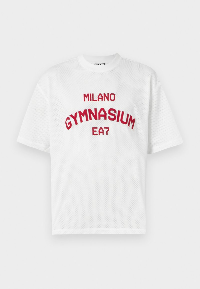 EA7 Emporio Armani T-shirt print wit denim/whitedenim EA7 Emporio Armani T-shirt print wit denim/whitedenim