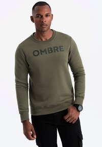Ombre OM-SSPS-0181 - Sudadera - dark olive