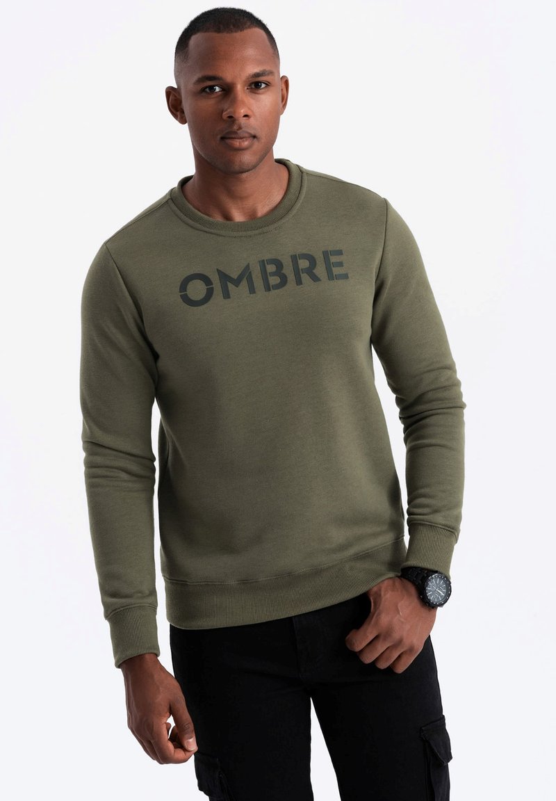 Ombre OM-SSPS-0181 - Sudadera - dark olive