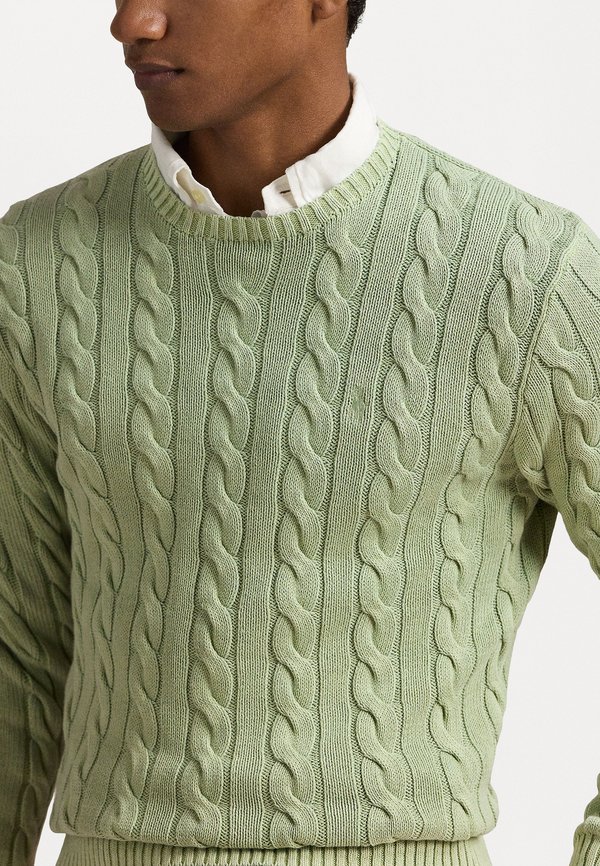CABLE-KNIT MINERAL-DYED COTTON SWEATER - Jumper3