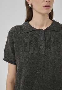 My Essential Wardrobe PALOMA - Polo - dark grey melange