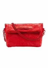 Sac à Bandoulière Desigual Modèle CAUCA OBAN - Rouge/noir/vert, Motif Floral, Neuf étiqueté