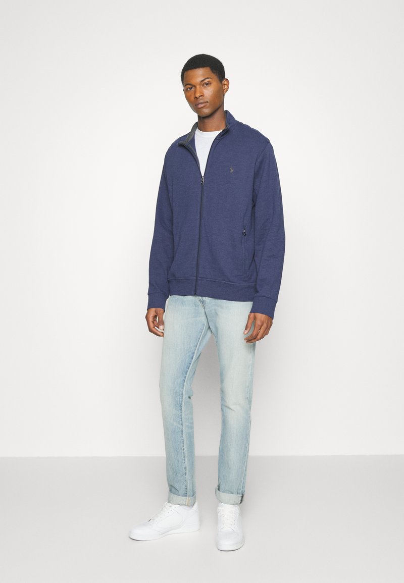 Polo Ralph Lauren LONG SLEEVE FULL ZIP - Cardigan - spring navy  heather/dark blue - Zalando.de