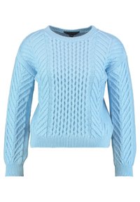 Dorothy Perkins Stickad tröja - light blue