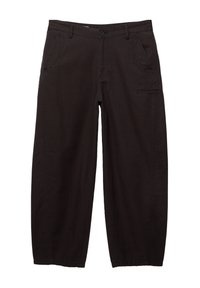 WIDE BALLOON FIT - Trousers - black