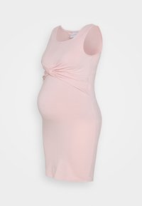 MAMALICIOUS MLMACY JUNE DRESS - Vestido de malha - peachskin