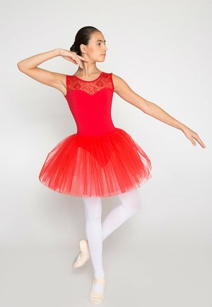 Tanzmuster LOTTIE BREITE TRÄGER - Tanztrikot - rot