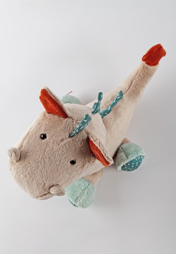 KUSCHELTIER DRACHE PATCHWORK SWEETY – Kuscheltier – taupe mehrfarbig
