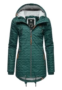 Niet geselecteerd, dark green zig zag
