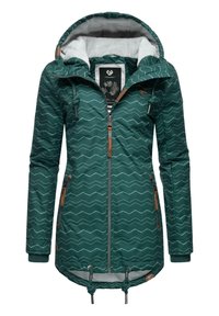 Ragwear - ZUZKA - Manteau d'hiver - dark green zig zag Image miniature 1