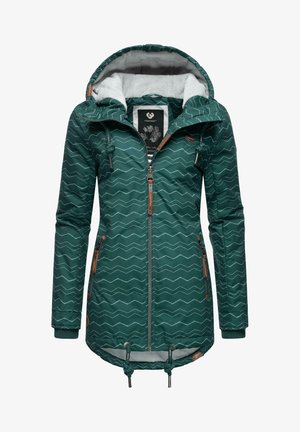 Ragwear dark - Wintermantel - LONG LUCINDA green/dunkelgrün II