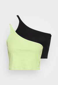 Não selecionado, sap green / black