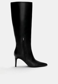 PULL&BEAR - Magassarkú csizmák - black Miniatűr kép 1