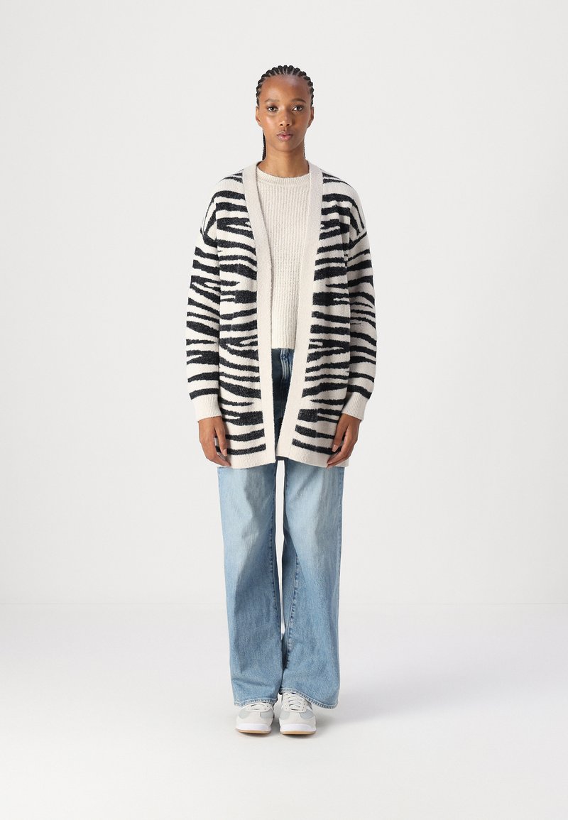 JDY LORRAINE ANIMAL  - Kardigán - cement