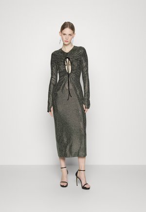 Christopher Kane THE MERCURY LONG SLEEVE HOTFIX DRESS - Cocktail φόρεμα / Φόρεμα για πάρτι - black/white