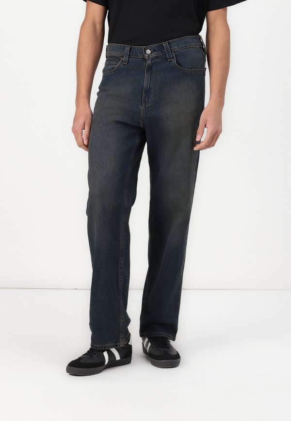 Dark Wash Baggy Jeans - Baggy Jeans - clean medium