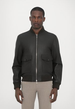CARLO GRAIN  - Veste en cuir - brown