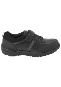 Next Extra Wide Fit Elastic Lace Shoes - Ležerna obuća s vezicama - mottled anthracite