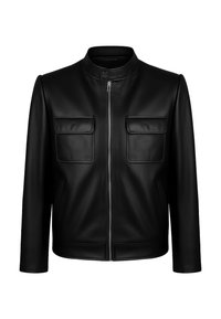 Lederjacke - black