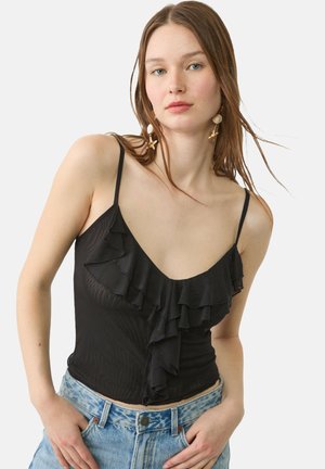 RUFFLED - Toppi - black
